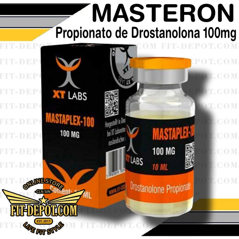 MASTAPLEX-100MG - Drostanolona Propionato (MASTERON) 100 mg / Frasco 10 ml | Esteroides XT LABS - esteroide
