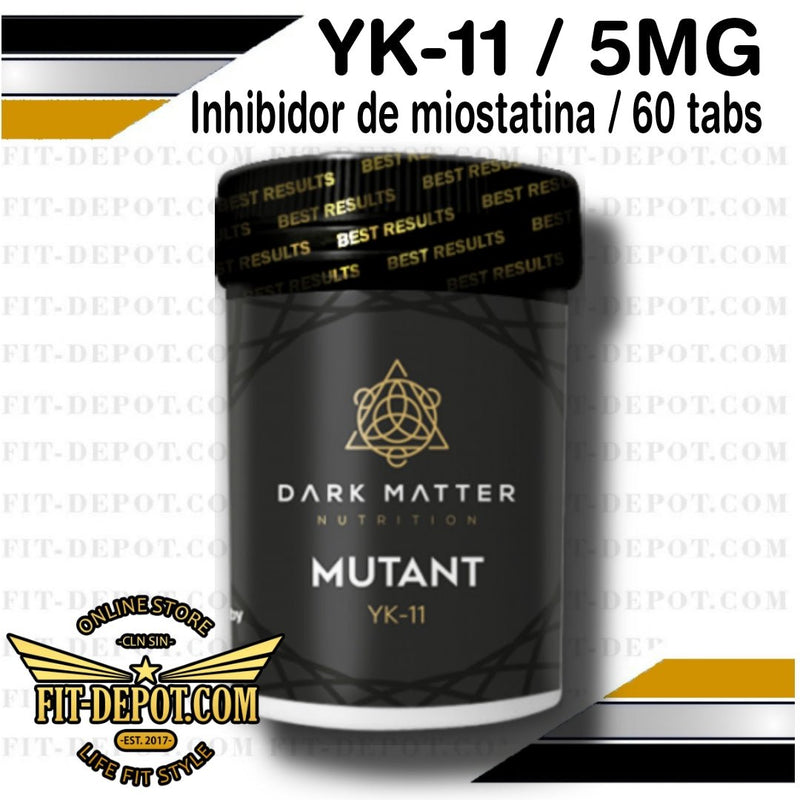 MUTANT (YK-11) Inhibidor de Miostatina ● 60 tabletas (30 servicios de 2 TABS | 5 MG x TAB) | SARMS DARK MATTER - SARMS