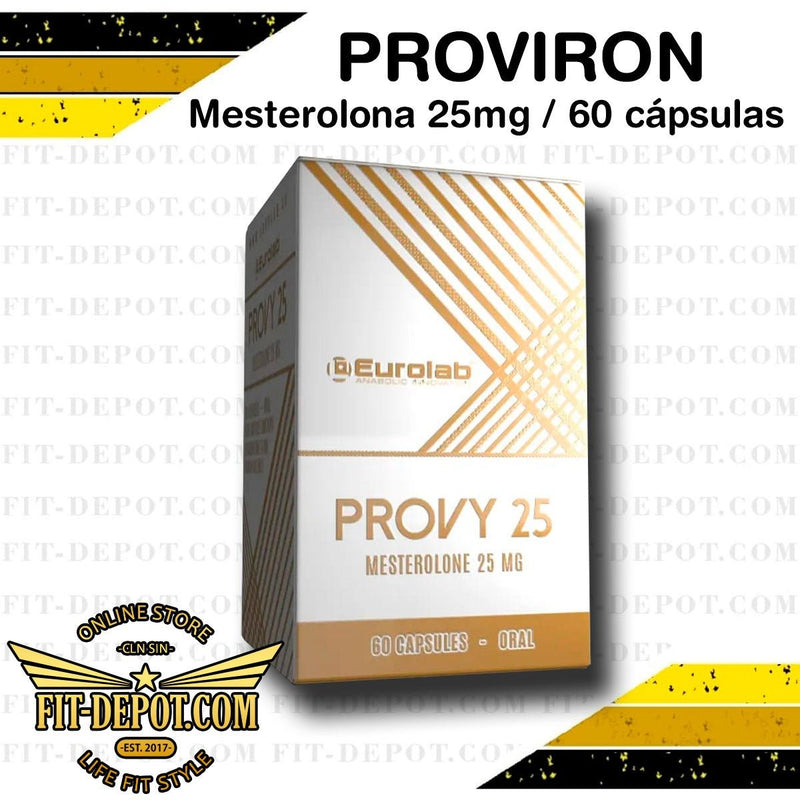 PROVY 25 - (PROVIRON) MESTEROLONE 25 MG - 60 CAPSULAS | Esteroides EUROLAB | - esteroide
